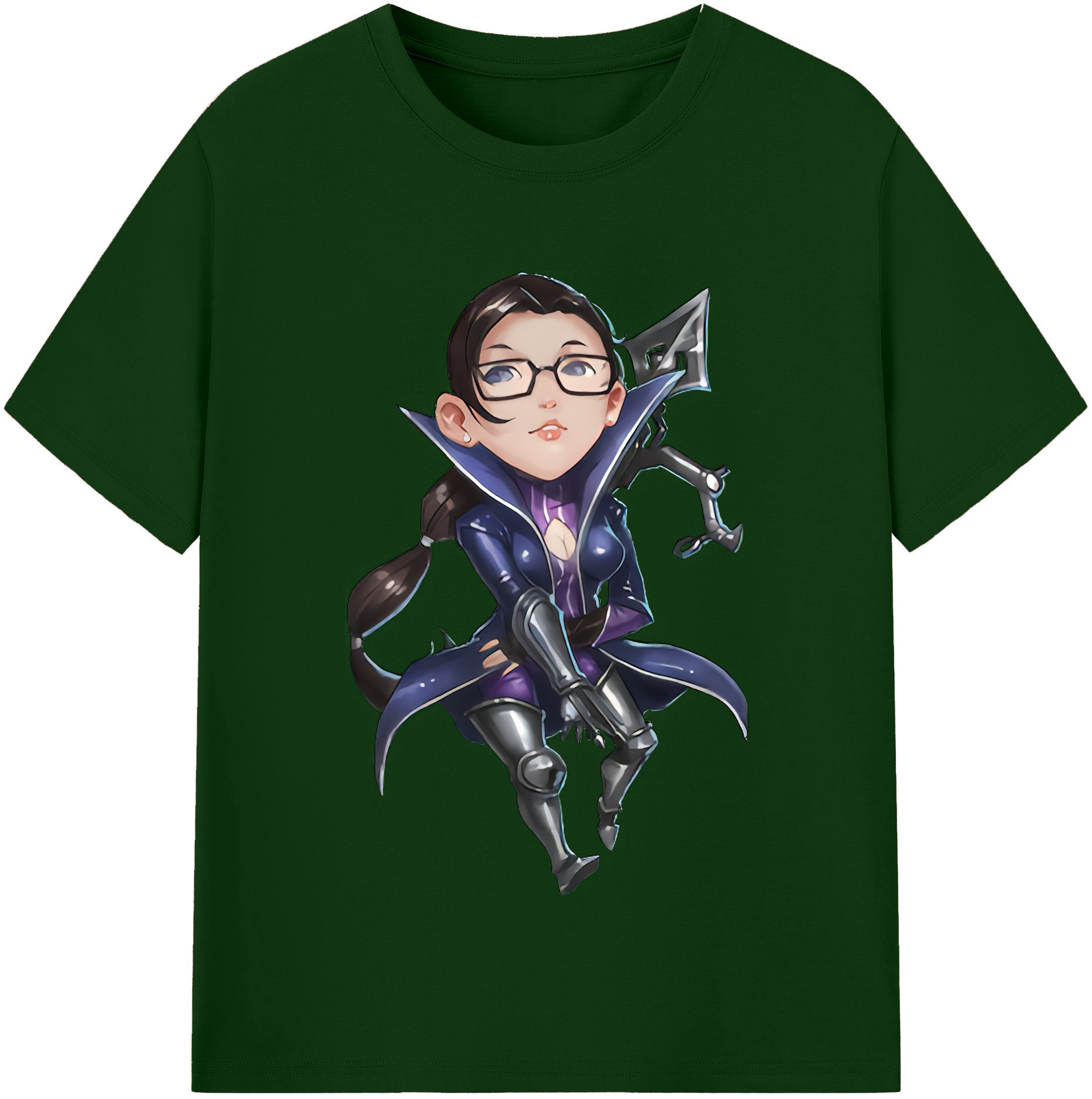 リーグ・オブ・レジェンド League of Legends LOL 綿100％半袖Tシャツ（フロントプリント）
